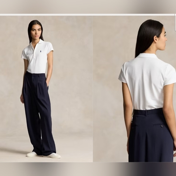 Ralph Luaren Sport Ladies Shortsleeve Classic Fit Cotton Polo. Size L - Picture 3 of 11